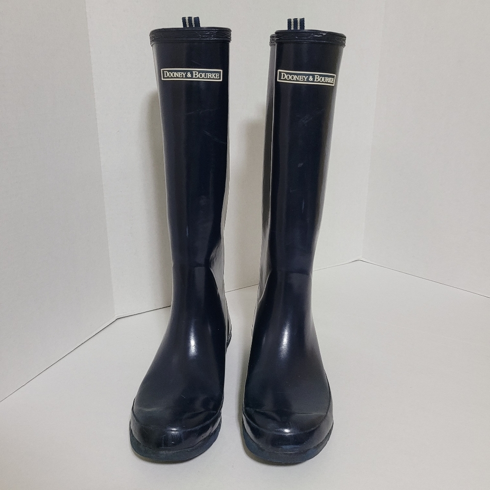 Dooney and Bourke Navy Rain Boots